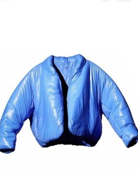 NEW Yeezy YZY x Gap Limited Edition Round Puffer Jacket Coat Bright Blue Size XL